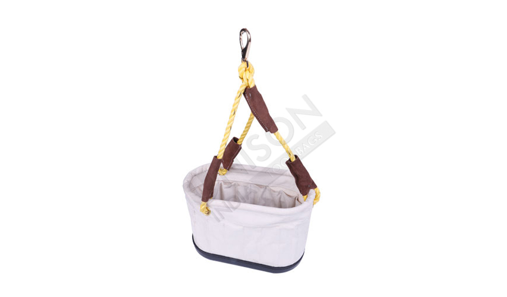 Canvas Utility Carry Oval Bucket